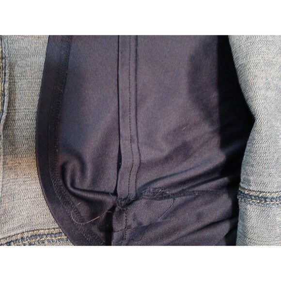 CJ & Banks Mini Denim Blue Jean Skirt Stretch Under Shorts Womens Plus 20 - Picture 9 of 16